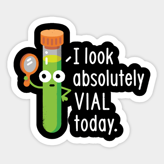 Lab Report Sticker by David Olenick